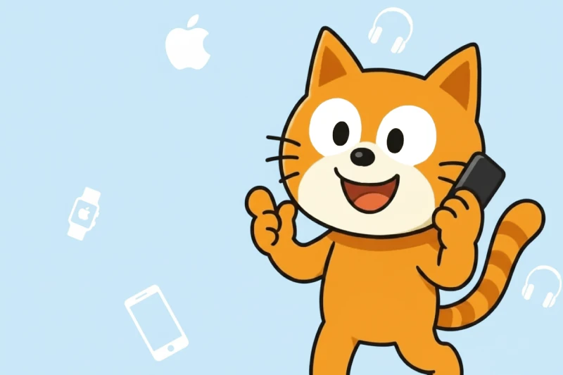 電話注文する猫のイメージ
