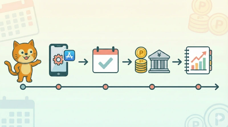 アプリ別の目安